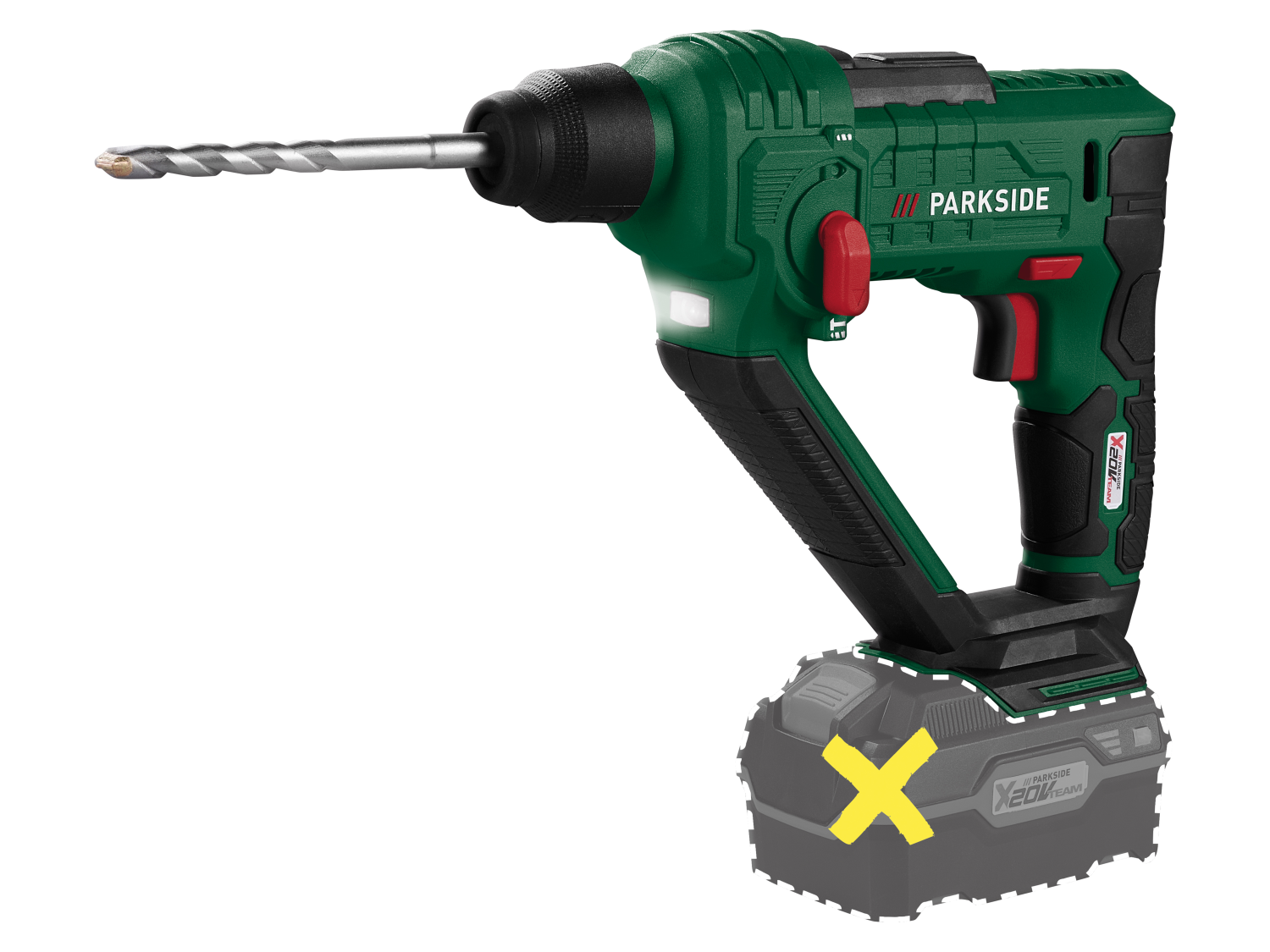 Marteau perforateur sans fil PABH 20-Li D4, 20 V