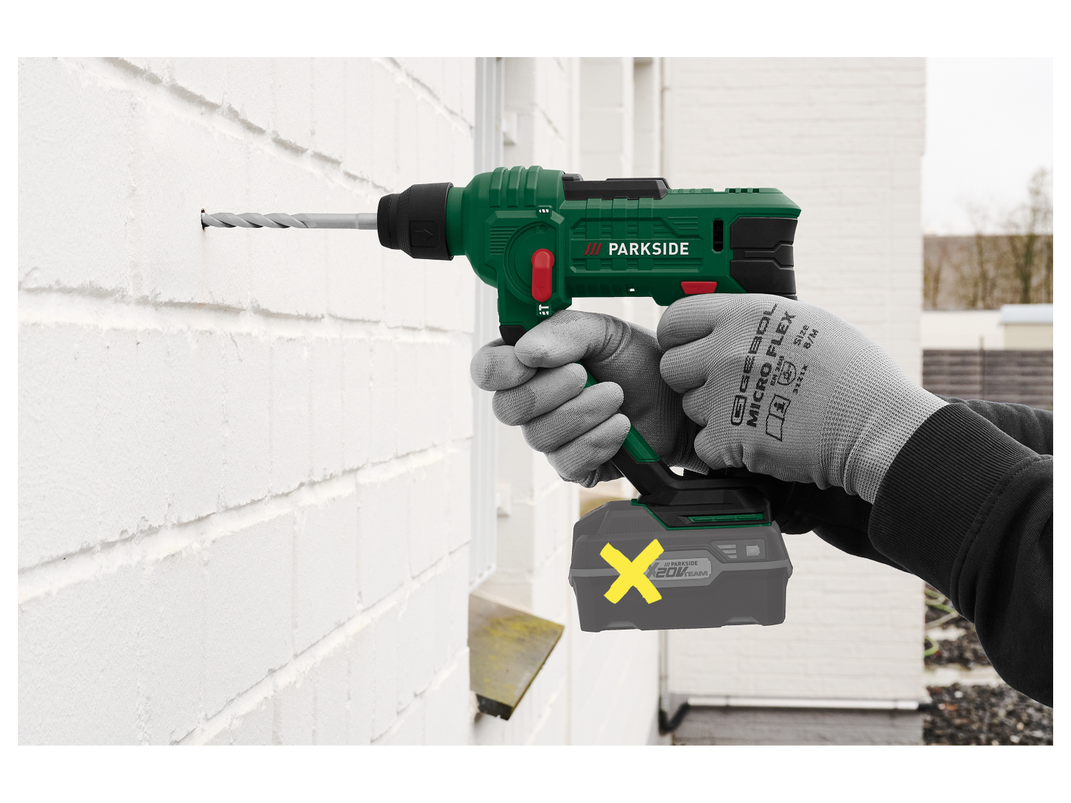 Marteau perforateur sans fil PABH 20-Li D4, 20 V - Image 4